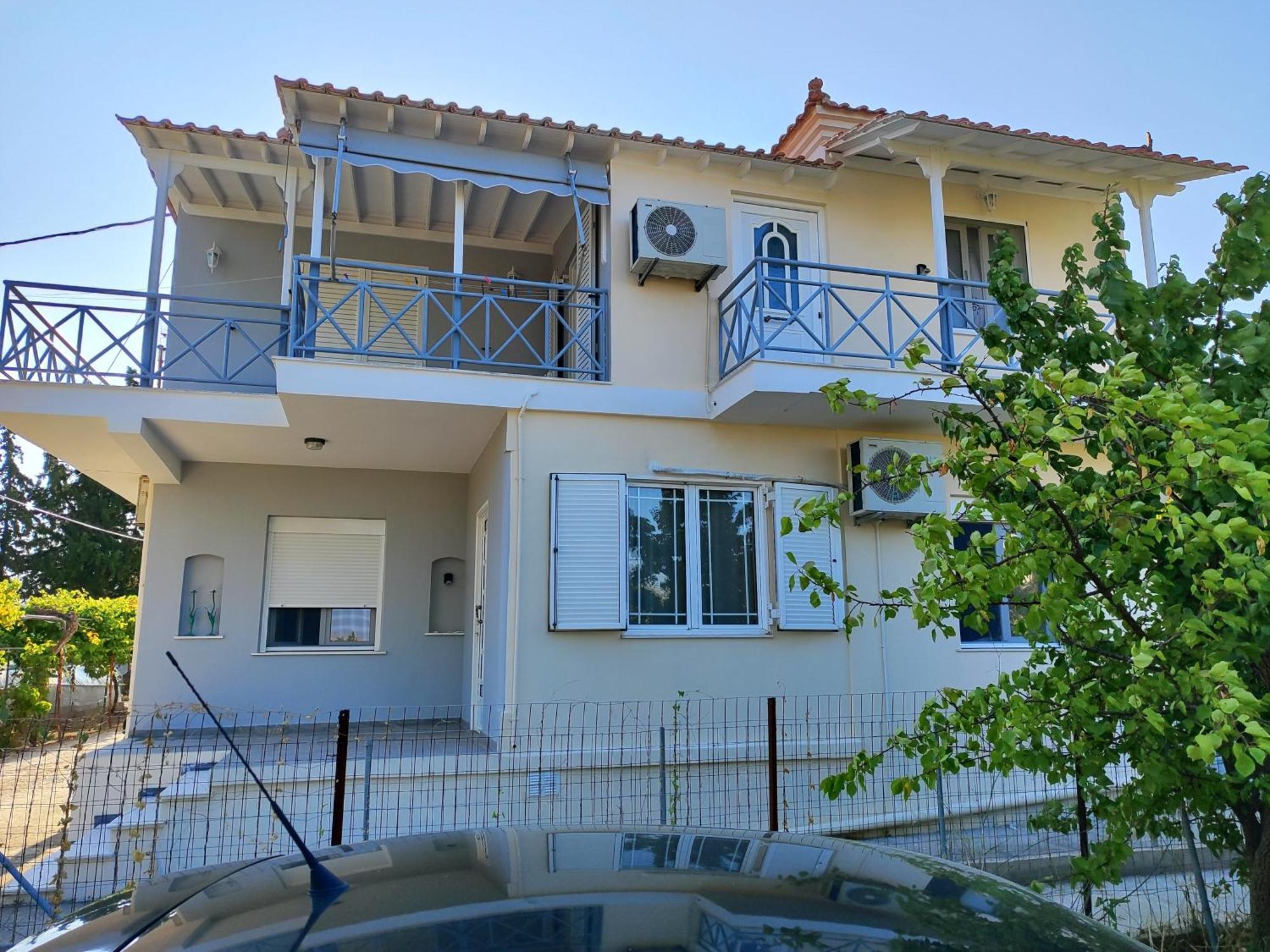 Holiday House With Sea View In Skala Polichnitos Skala Polichnitou Kültér fotó