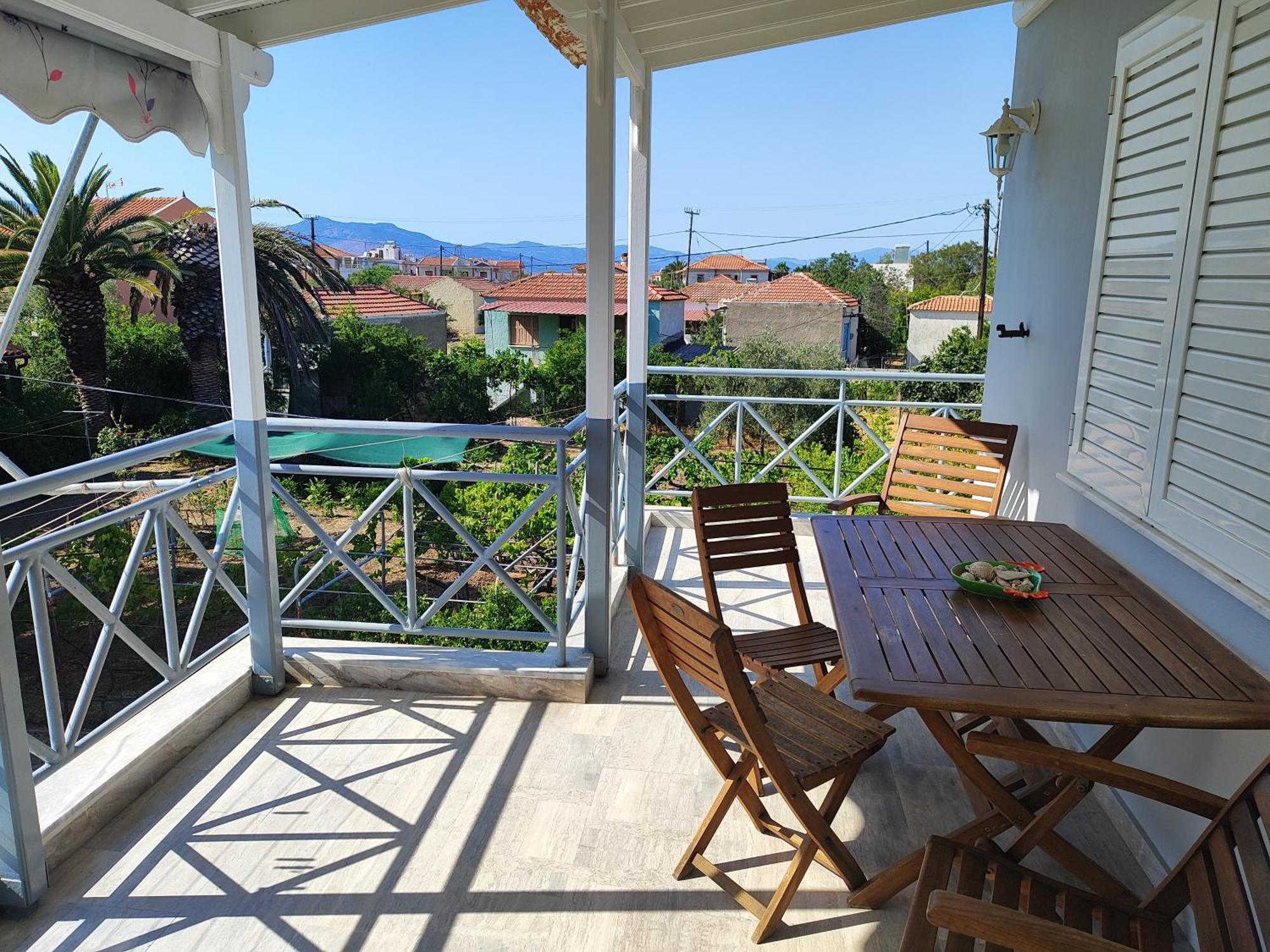Holiday House With Sea View In Skala Polichnitos Skala Polichnitou Kültér fotó